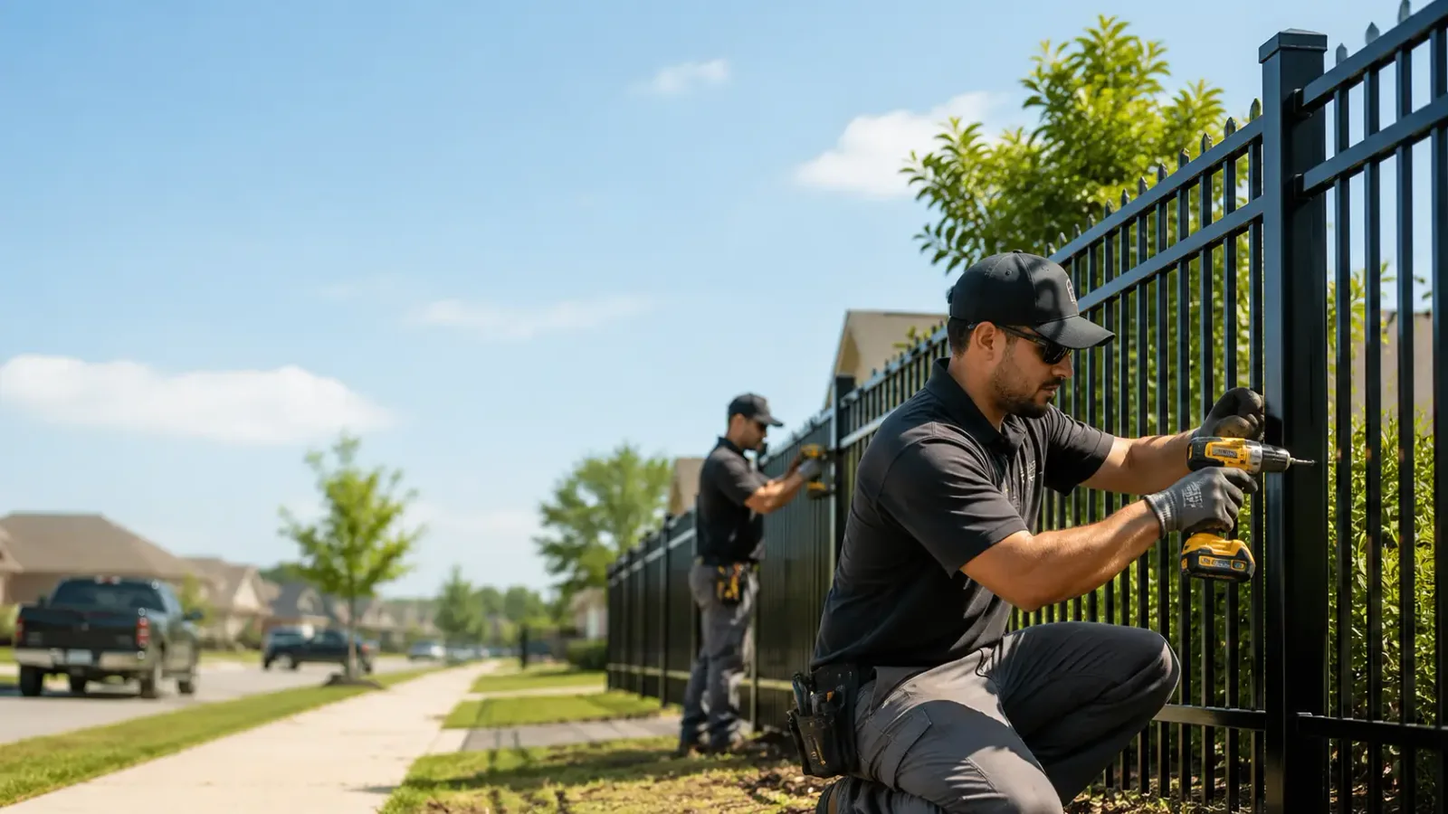 Metal Fence Installation in Milford Center, OH